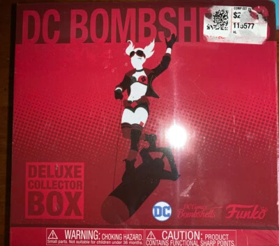 Funko - DC Comics Bombshells - Caja de Coleccionistas de Lujo - ¡Incluye Pop! Batman #258 Foto 1 de 3