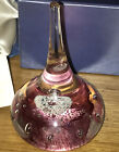 Teardrop Glass Paperweight Rose Pink Ring Holder Hepatica Boxed Lesser Pavey