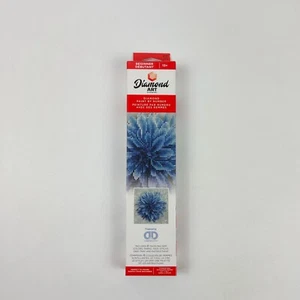 Arte de ocio pintura de diamantes por número azul dalia #49393 principiante NUEVO  - Imagen 1 de 4