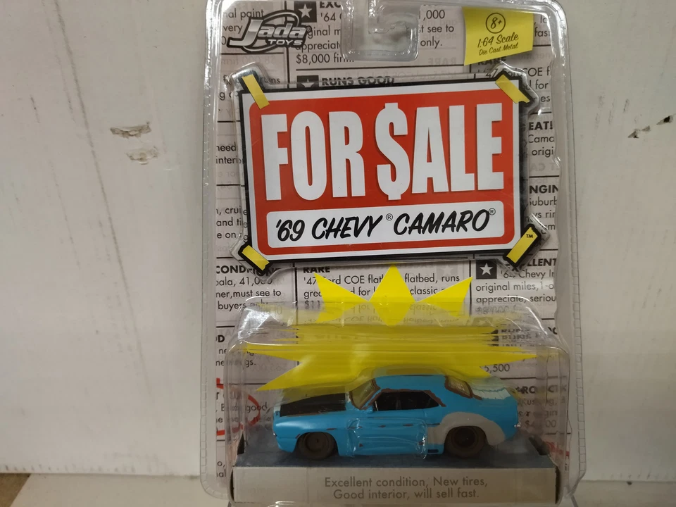 CHEVROLET CAMARO 1969 FOR SALE 1:64 JADA - Imagen 1 de 2