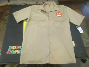 Dickies Flex Kurzarm Twill Arbeitshemd Gr. M (hellbraun) - Bild 1 von 4