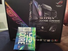 New listing
Asus Rog Strix Z270E Gaming, Lga 1151, Intel Motherboard with Intel I5 7600k cpu
