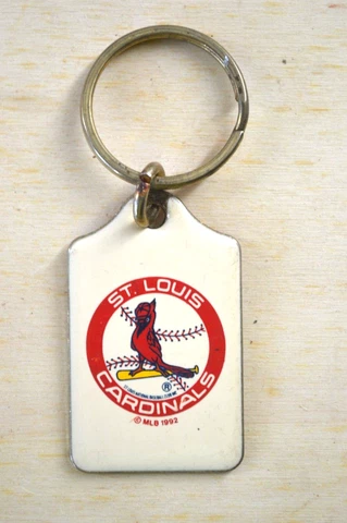 Vintage St. Louis Cardinals Keychain 1992 MLB Made USA By Crownmark Cover