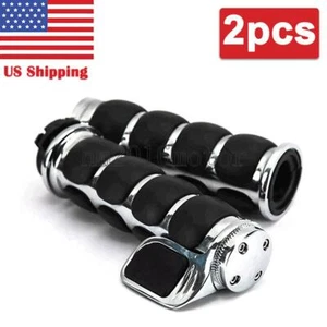1" Handlebar Hand Grips for Yamaha Road Star Warrior Midnight XV 1600 1700 - Bild 1 von 6