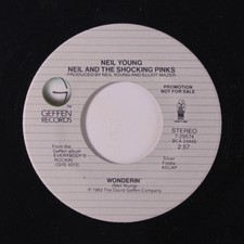 Neil Young: Wonderin' / Mono 45 (dj) Rock & Pop