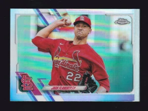2021 Topps Chrome #70 JACK FLAHERTY St. Louis Cardinals REFRACTOR Parallel - Picture 1 of 3