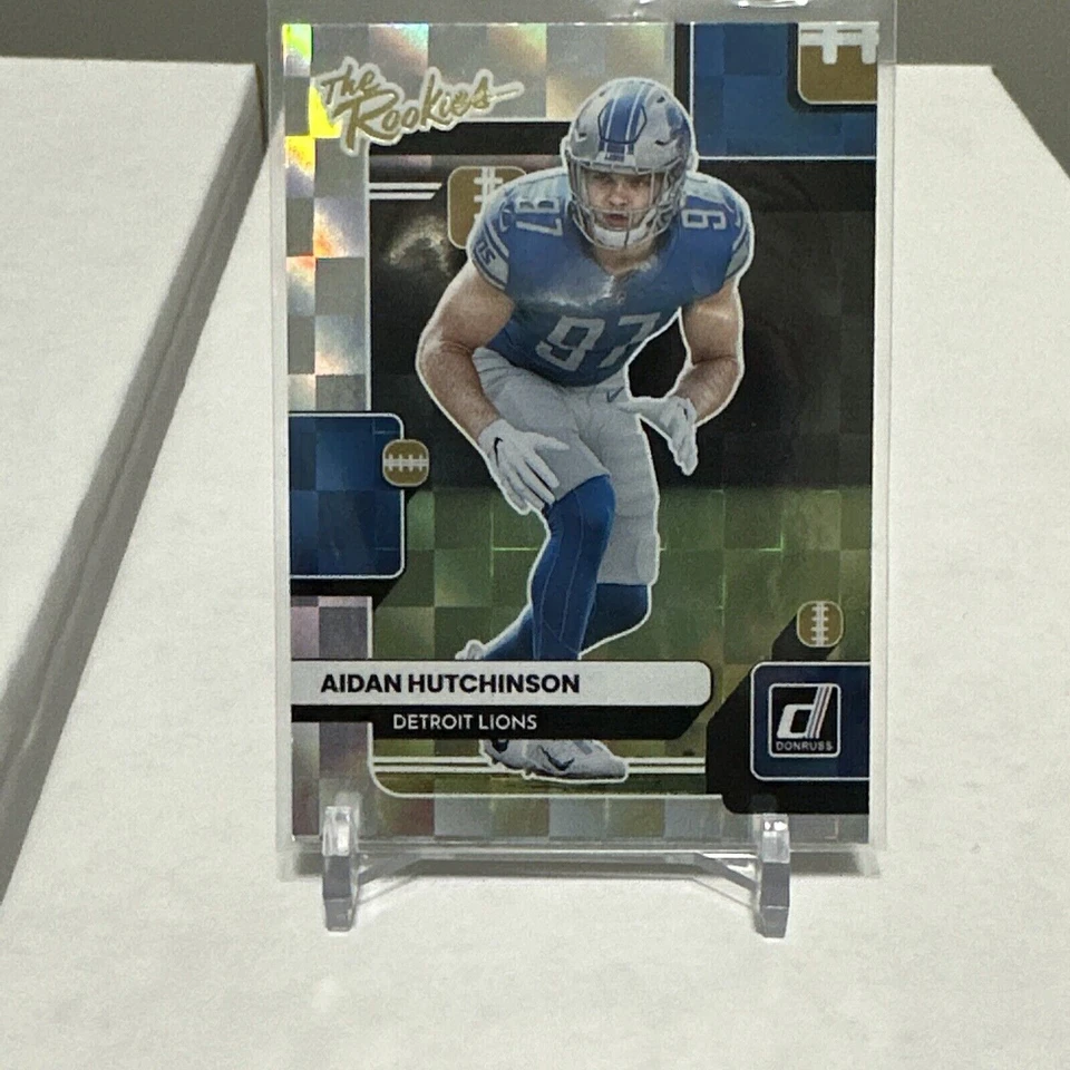 2022 Panini Donruss Aidan Hutchinson TR-13 The Rookies RC  Rookie - Image 1 of 1