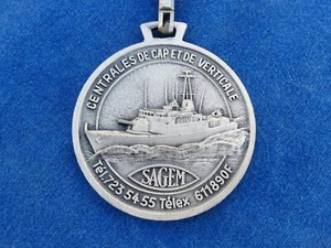 STUNNING RARE TOP ++ AUGIS KEY RING - SAGEM - WARSHIP Warship - Picture 1 of 6