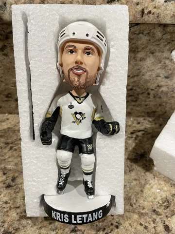 Pittsburgh Penguins #58 Kris Letang Celebration Series Bobblehead Doll Cover