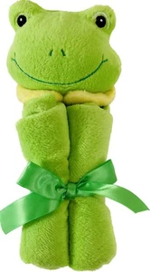 Burton + Burton Green Frog Security Blanket Lovey Yellow NEW - Picture 1 of 3