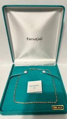 Collar EternaGold Oro Amarillo 14K (1,64 g) (Aprox.17") En Caja Original Foto 1 de 4