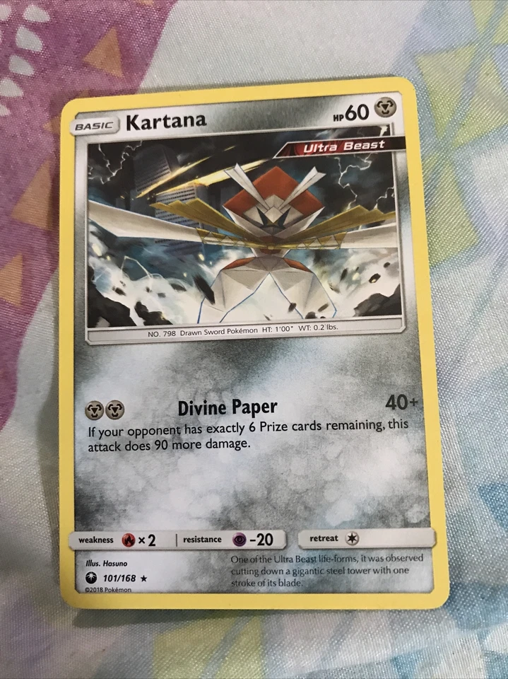 Pokémon TCG Kartana Sun & Moon: Celestial Storm 101/168 Regular Rare - Image 1 of 1