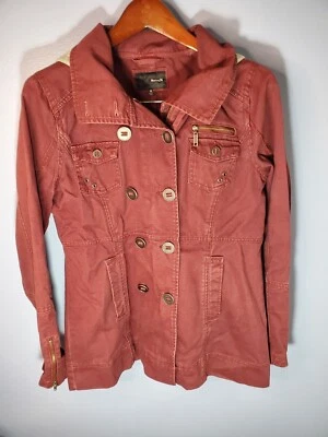 Hurley Chaqueta Roja con Capucha Suéter Extraíble Mujer Talla S Foto 1 de 4