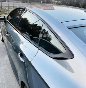 Fit For 2018-2022 AUDI A5 S5 4Door Black Exterior Car Window Molding Strips Trim - Imagen 1 de 9