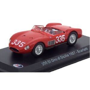 Maserati 200 SI Giro di Sicilia 1957 Scarlatti 1:43 voiture miniature Leo Models
