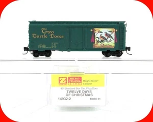 Z Scale ***TWO TURTLE DOVES*** 12 Days Christmas Box Car -- MICRO TRAINS 14932-2 - Picture 1 of 5