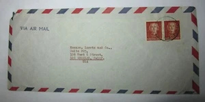 Holland 1953 Air Mail cover Cultura Peatmoss Enkhuizen Queen Juliana 25¢ stamp - Picture 1 of 2