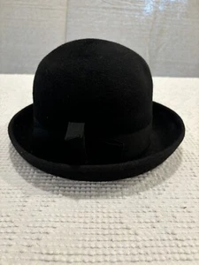 Vintage Women’s 100% Wool Bowler Hat S Jacki by Neumann-Endler Fair Field Felts - Picture 1 of 6