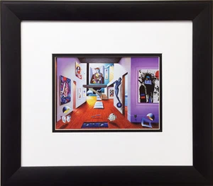 FERJO "The Gallery" CUSTOM FRAMED ART Print Surrealismus Miro Picasso Chagall OOP - Bild 1 von 3