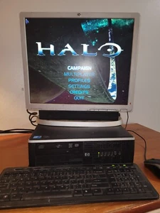 RESTAURADO RETRO GAMING ESCRITORIO WINDOWS XP DOS BOX 128 SSD GRABADORA DVD 4GB RAM - Imagen 1 de 5