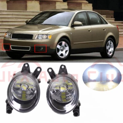 Пара светодиодных передних противотуманных фар на передний бампер фары дальнего света b для Audi A4 B6 2001-2005 - Изображение 1 из 4