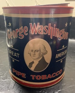 George Washington Great American Pipe Tin-R.J. Reynold Co - Picture 1 of 7