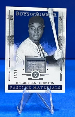 Juego de béisbol Joe Morgan 2025 Boys Of Summer reliquia usada/99 Astros PM-JM Foto 1 de 3