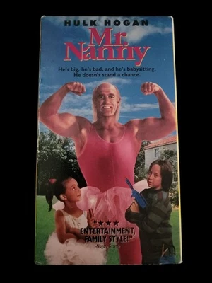 Mr. Nanny (VHS,1993) New Line Home Video Hulk Hogan WWE Wrestling  90s Hulkster - Image 1 of 4