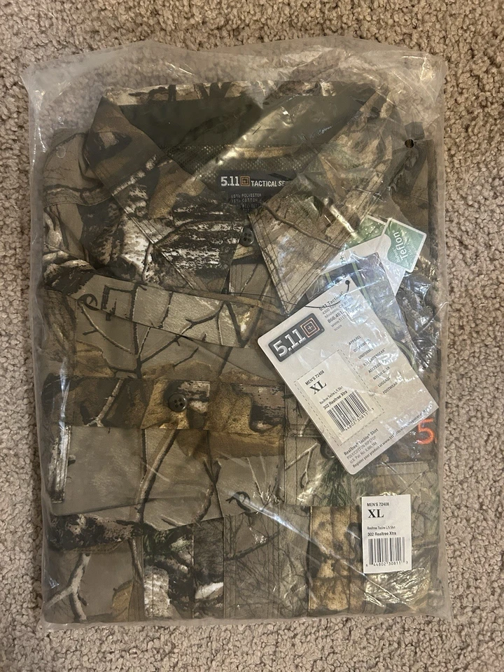 5.11 Tactical Real Tree Long Sleeve XL Shirt - Image 1 of 2