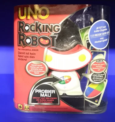 Mattel Uno Rocking Robot Y6043 bis 6 Spieler ab 7 Jahren , Verpackung beschädigt - Bild 1 von 4