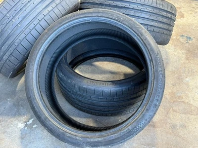 4 MODEL X TIRES Continental SportContact 6 (2) 265/35R22 102Y (2) 285/35R22 98% - Image 1 of 4