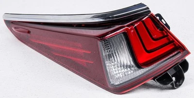 OEM Lexus ES250 ES 300h ES350 Left Side LED Tail Lamp 81560-06610 Lens Crack - Image 1 of 4