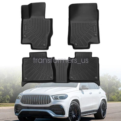 TPE 2Row Floor Mats Liners 3D For 2021-2024 Mercedes-Benz GLE Class Coupe Only - Image 1 of 4