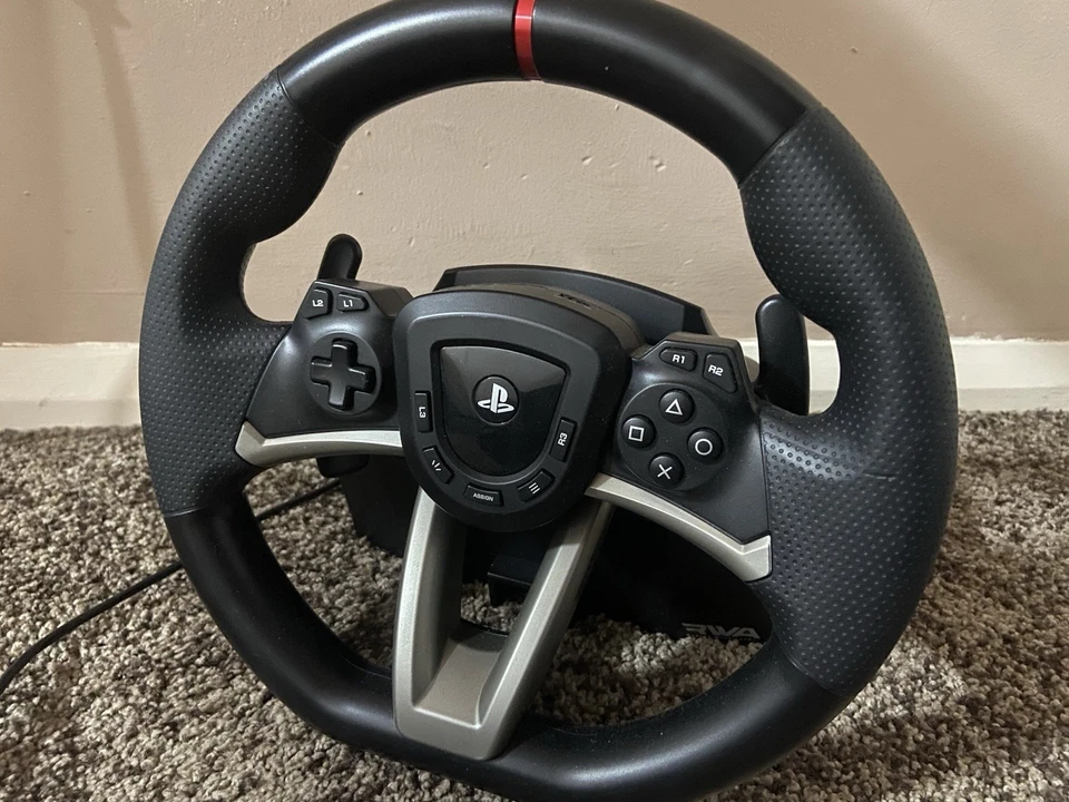 HORI RWA Apex racing steering wheel with pedals USB for PlayStation PS5 PS4 PC - Image 1 of 4