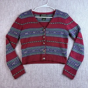 Ralph Lauren Country Cropped Cardigan Pullover Strick Damen Gr. Medium - Bild 1 von 7