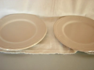 NWT Citrus Grove Set Of 2 Luncheon Plates- Tan  8.5”-Far East Brokers - Image 1 of 3