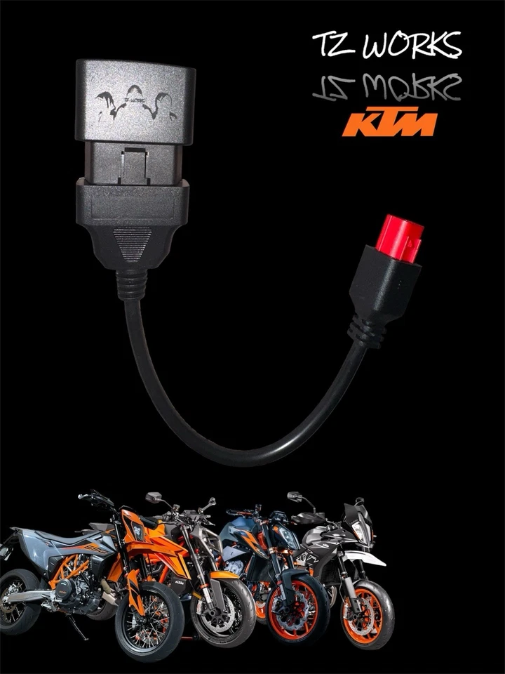 Tracker GPS Moto KTM – OBD 4G avec Adaptateur KTM (Plug & Ride) - Photo 1/1