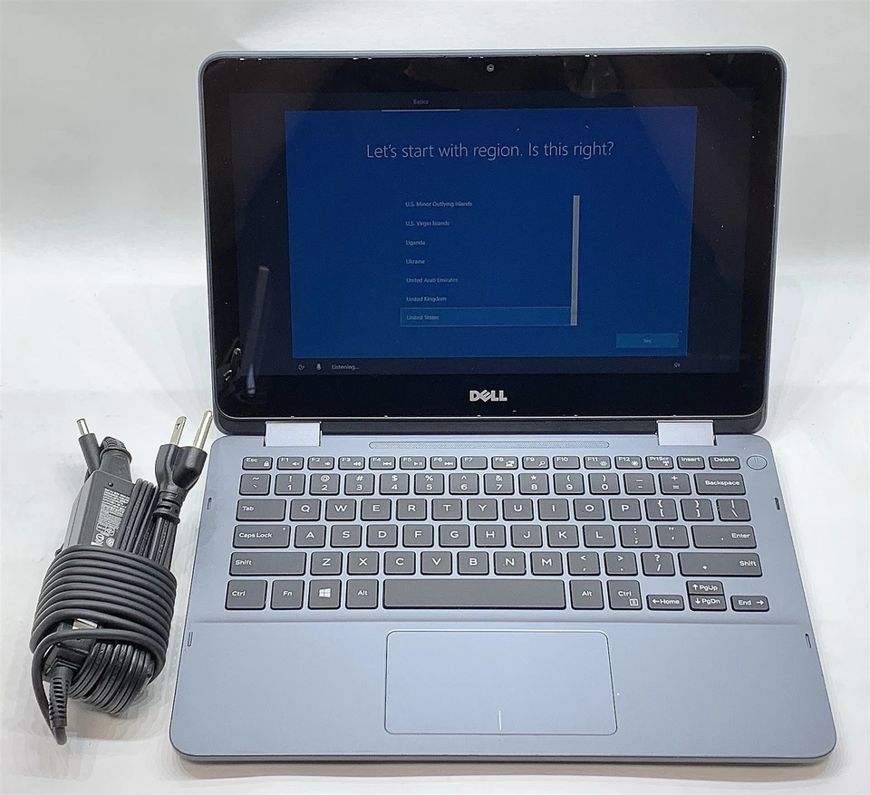 Dell Inspiron 3195 Laptop AMD A9-9420e 1.80GHZ 11.6" Touch 8GB 64GB Windows 10 - Image 1 of 4