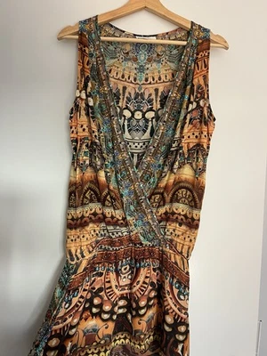 Camilla кроссовер длинная спина платье размер 2 средний розничной $499 - Изображение 1 из 4