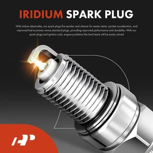 Set of 4 Ignition Coil Pack and Iridium Spark Plugs Compatible with Honda Acc... - Picture 1 of 8