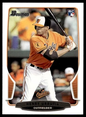 2013 Bowman Henry Urrutia Rookie Baltimore Orioles #8 - Image 1 of 2