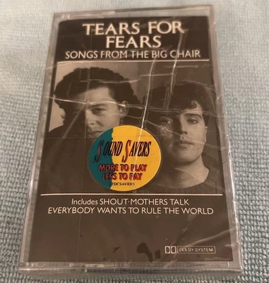 Слезы для страхов песни с большого стула новый запечатанный винтажный кассета ленты 1980-х - Изображение 1 из 4