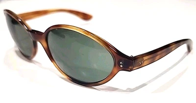 Gafas de sol Ray Ban B&L Janesca grandes gris tortuga ovaladas marco ancho brazos cortos Foto 1 de 4