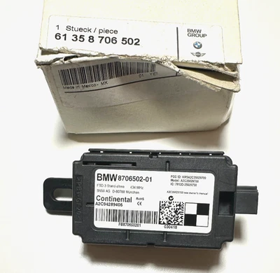 Módulo receptor de radio control remoto genuino BMW 434 MHz 61-35-8-706-502 Foto 1 de 3
