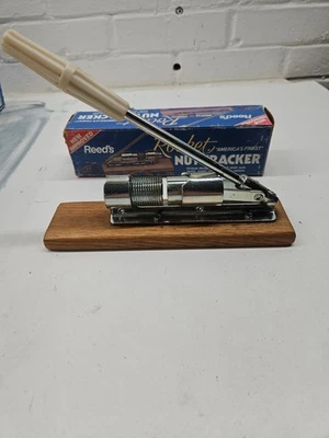 Reed's Rocket Vintage Nut Cracker Wood & Steel Model 816 With Box - Image 1 of 4