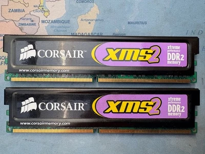 CORSAIR  800MHz - 2G DDR2 2GB RAM -2 Ram Sticks - Never Used  - Image 1 of 4