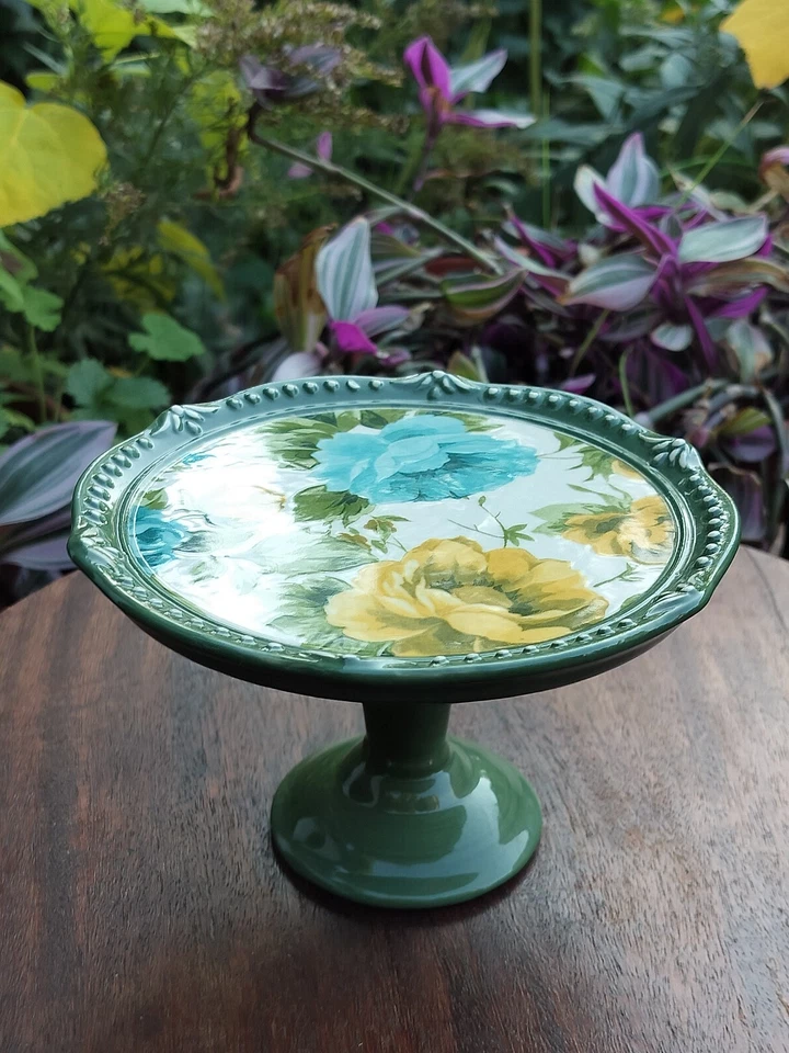 Mini soporte para cupcakes de pastel Pioneer Woman rosa sombra verde amarillo azul Foto 1 de 4