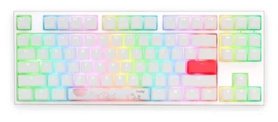 One 2 RGB 80% Mechanical Keyboard: Kailh Box Red, High-Density PBT Tripleshot... - Image 1 of 4