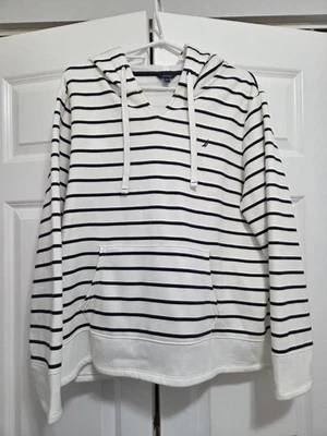 Sudadera con Capucha Nautica Para Mujer Cuello en V Canguro Bolsillo Frontal, XL Foto 1 de 4