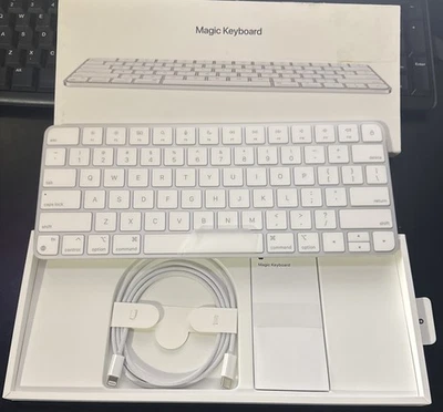 Apple Magic Keyboard - Silver - For Bluetooth Mac's - A2450 - MK2A3LL/A Open Box - Image 1 of 3